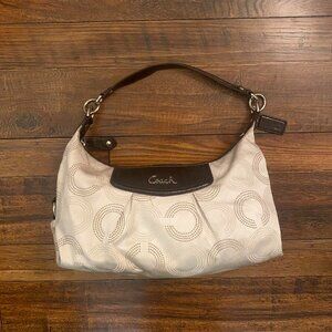 Coach Ashley Dotted Op Art Small Hobo